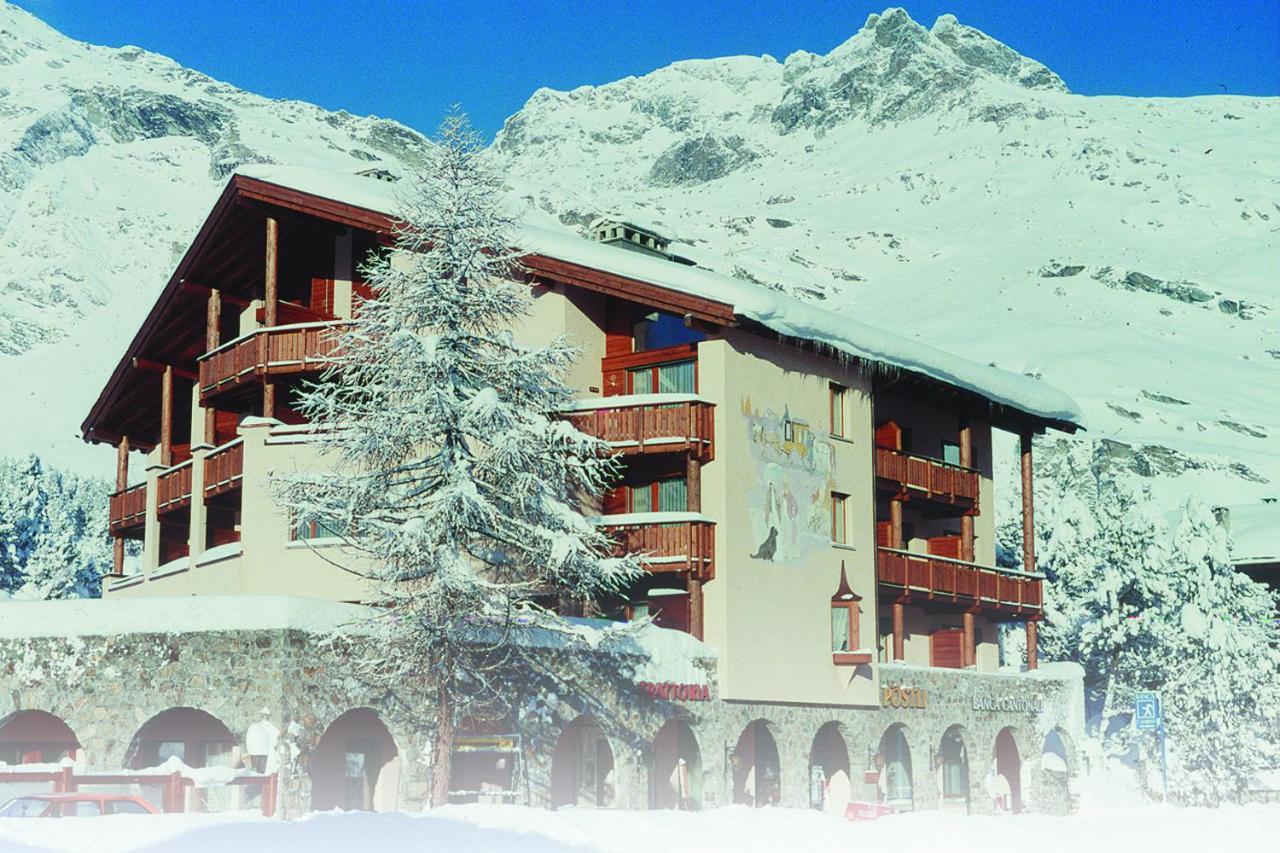 Hotel Poestli Maloja Exterior foto